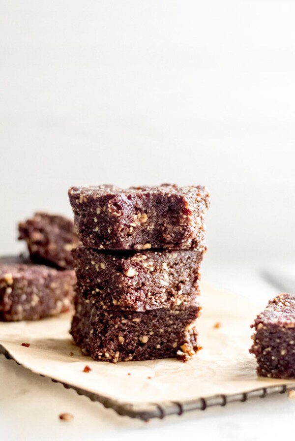 Vegan No-Bake Espresso Brownies - Running on Real Food