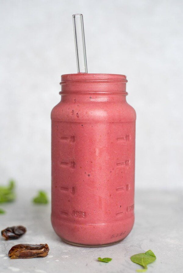 Strawberry Raspberry Smoothie Recipe - Running on Real Food
