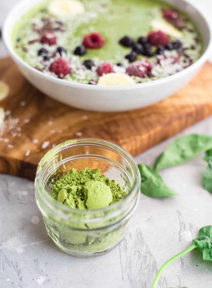 Matcha Powder Smoothie - Running on Real Food